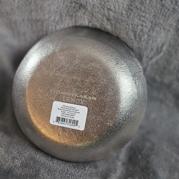 NWT Donna Karan LENOX Silver Dish - Picture 2 of 8